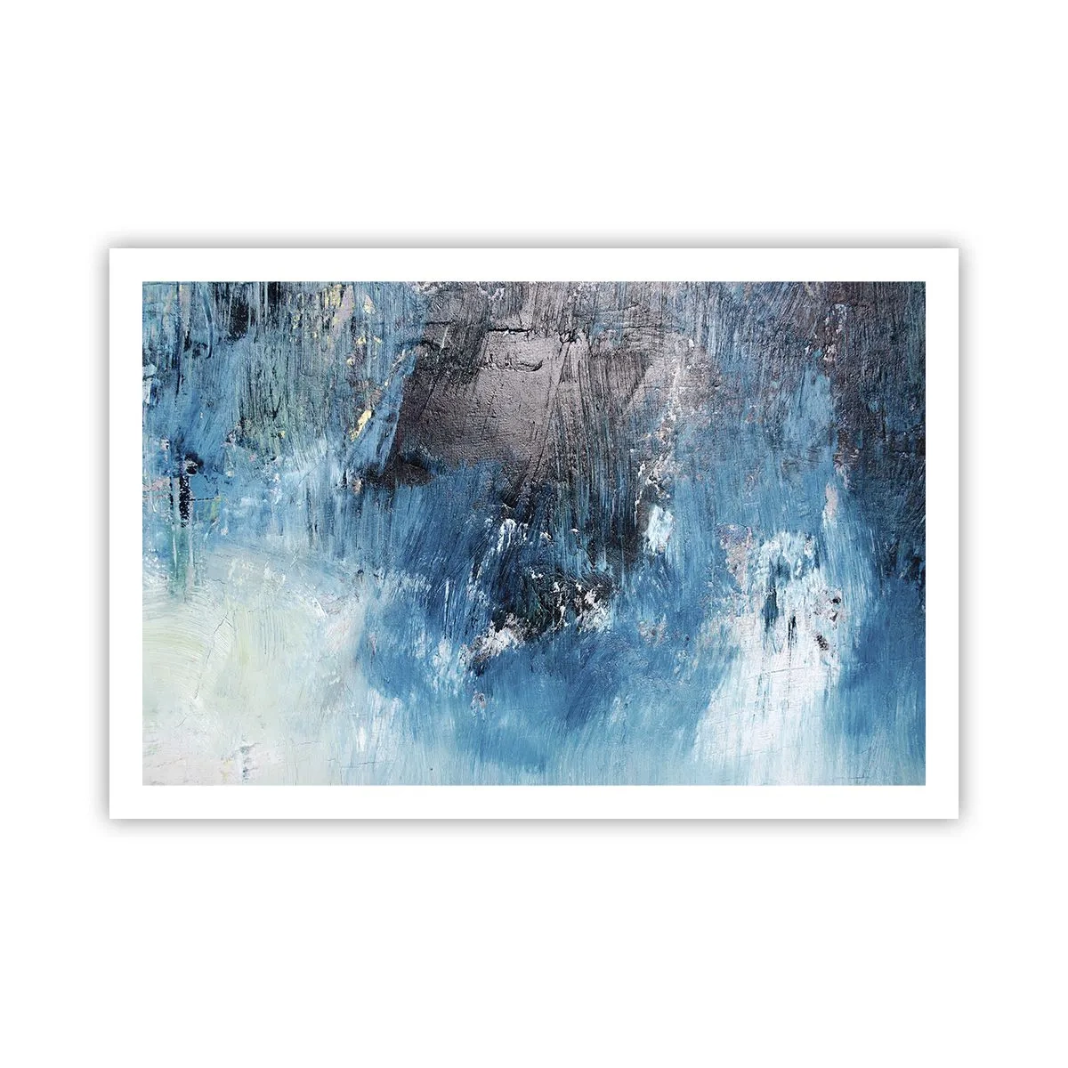 Plakat - Błękitna rapsodia - 91x61 cm