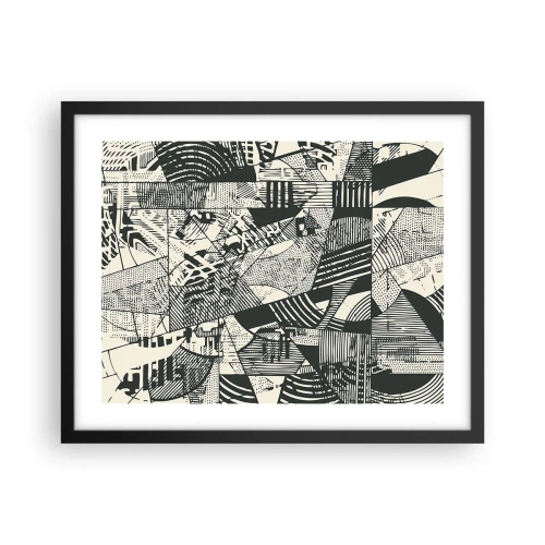 Plakat w czarnej ramie - Dynamika współczesności - 50x40 cm