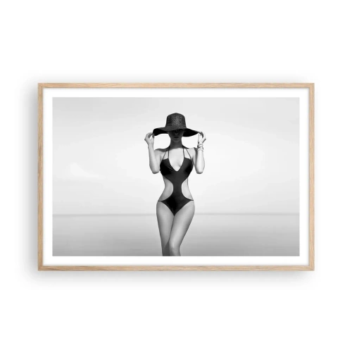 Plakat w ramie jasny dąb - Na imię mi: Elegancja - 91x61 cm