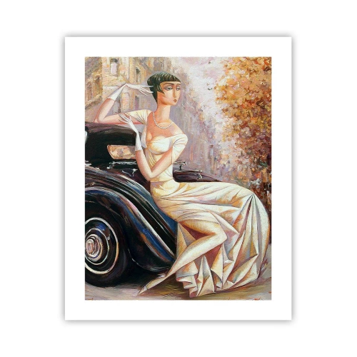 Plakat - Elegancja w stylu retro - 40x50 cm
