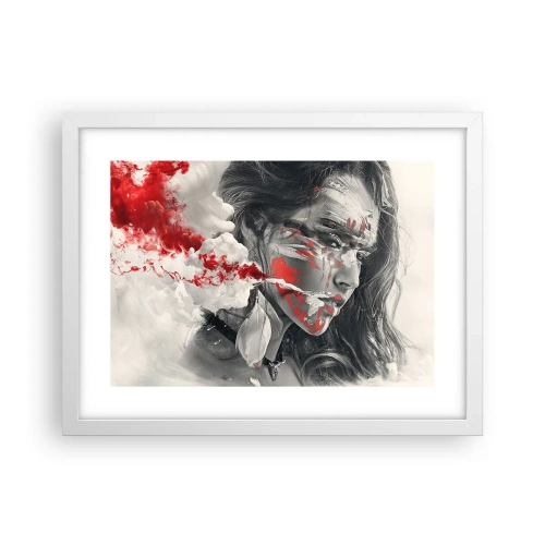 Plakat w białej ramie - W oparach absurdu - 40x30 cm