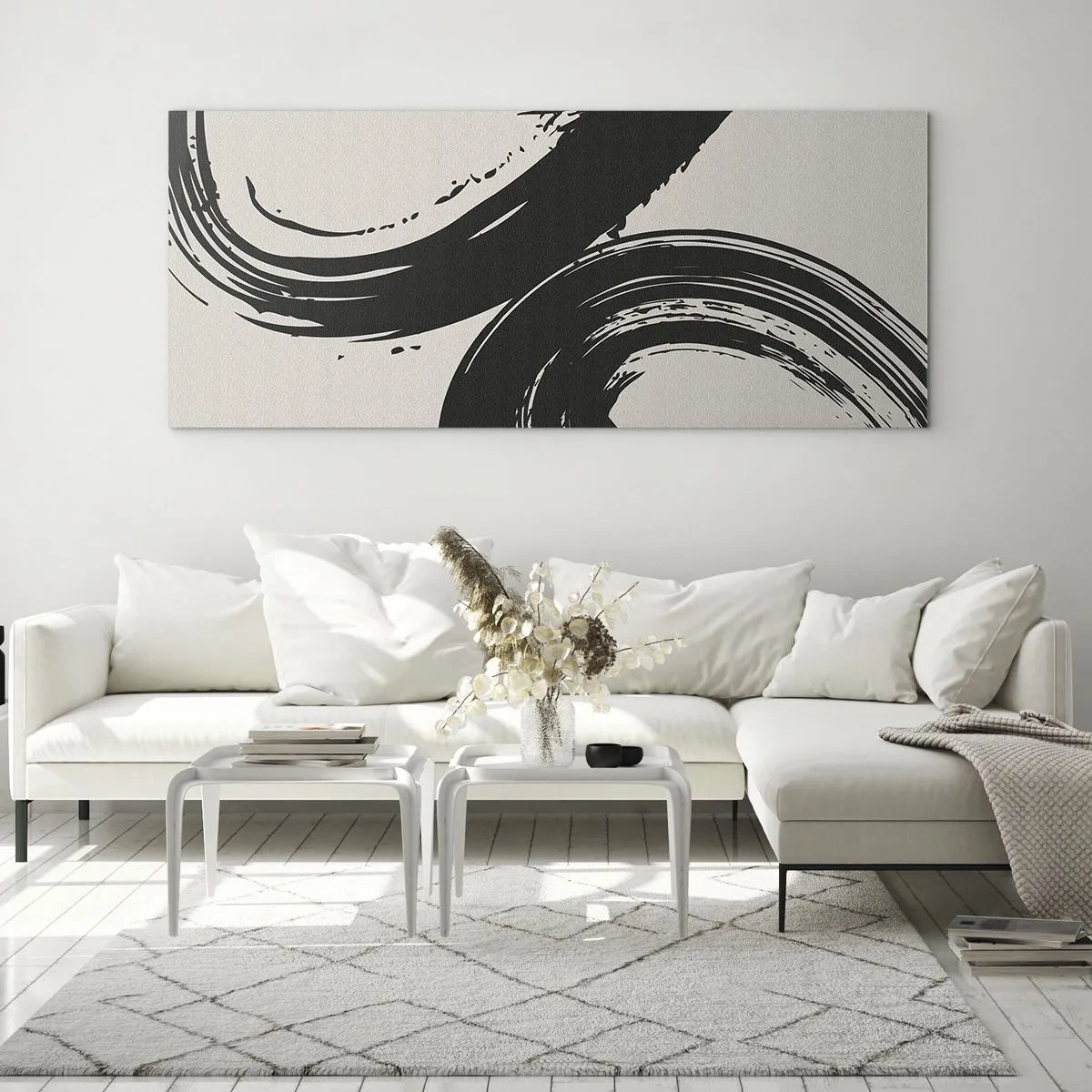 Obraz na szkle - Zamaszyście i koliście - 100x40 cm
