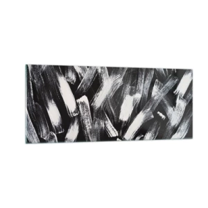 Obraz na szkle - Abstrakcja w duchu industrialnym - 100x40 cm