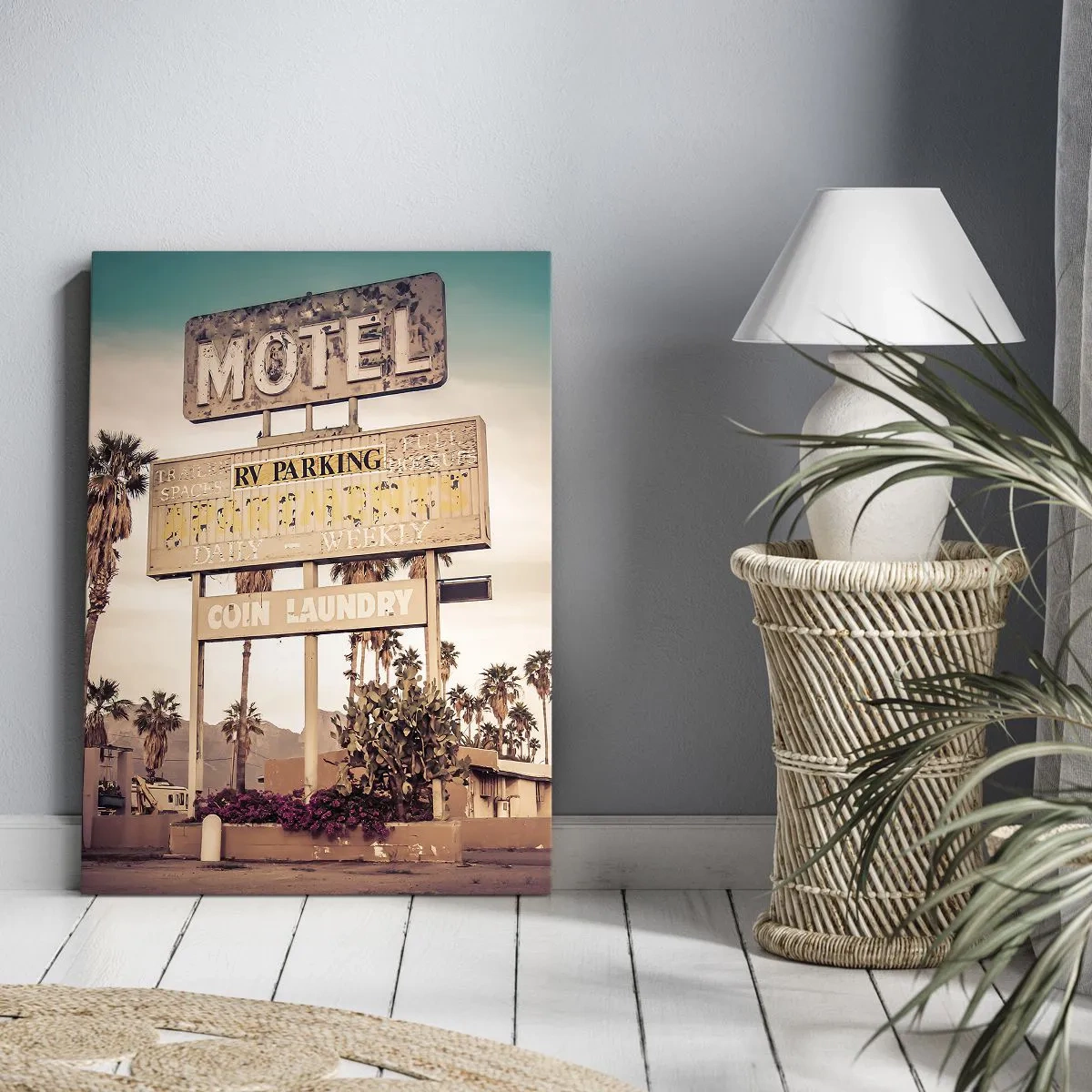 Obraz na płótnie - Tu czas się zatrzymał - 65x120 cm