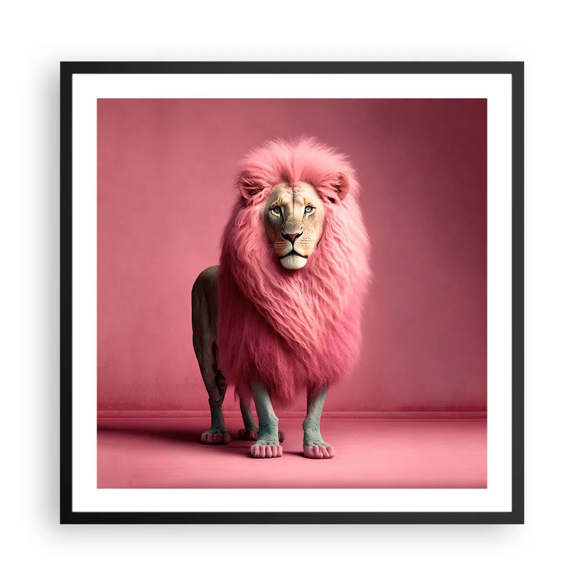 Plakat w czarnej ramie - I już się nie boisz - 60x60 cm