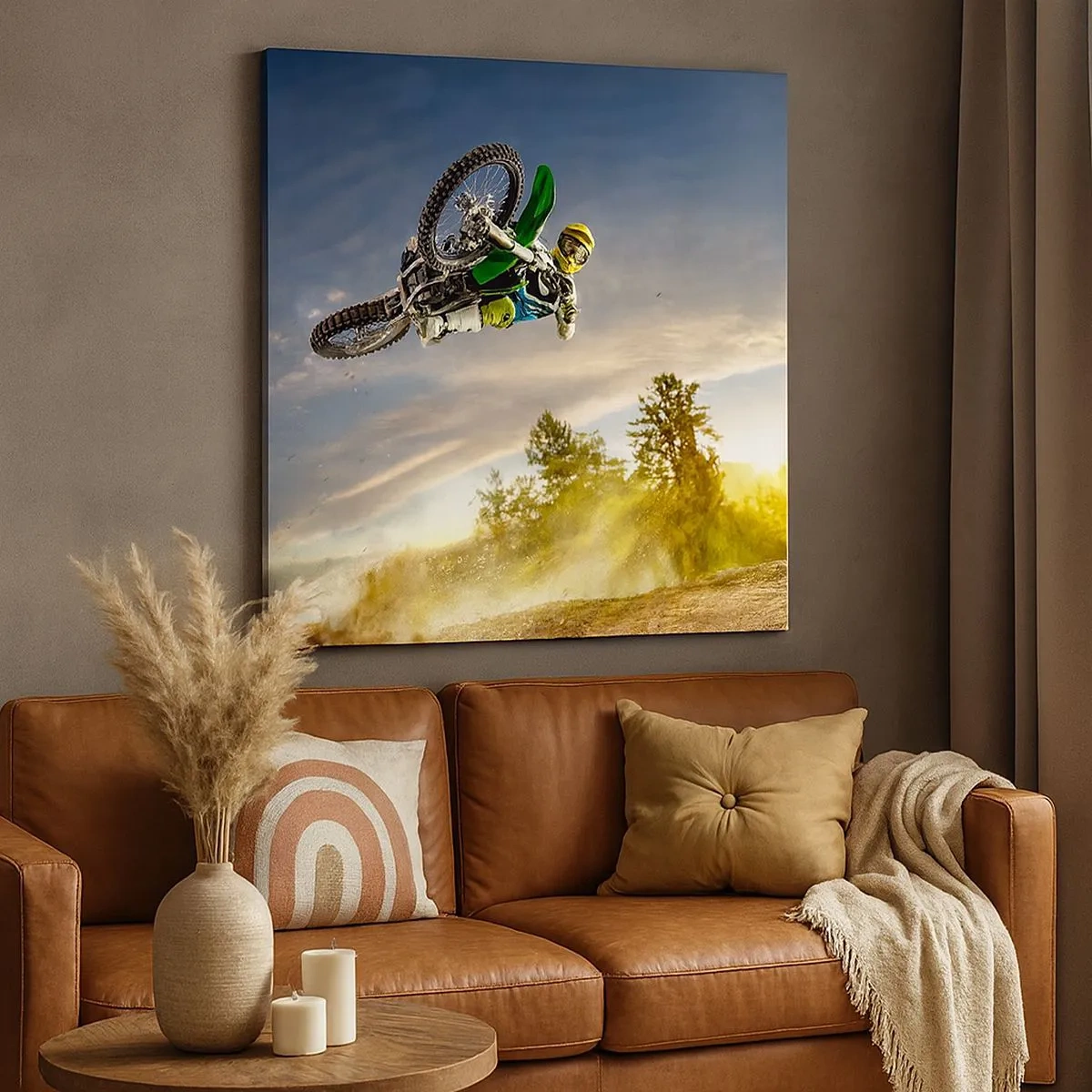 Obraz na płótnie - Włącz emocje! - 30x30 cm