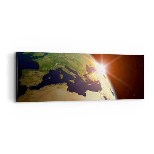 Obraz na płótnie - Wschód słońca - 90x30 cm
