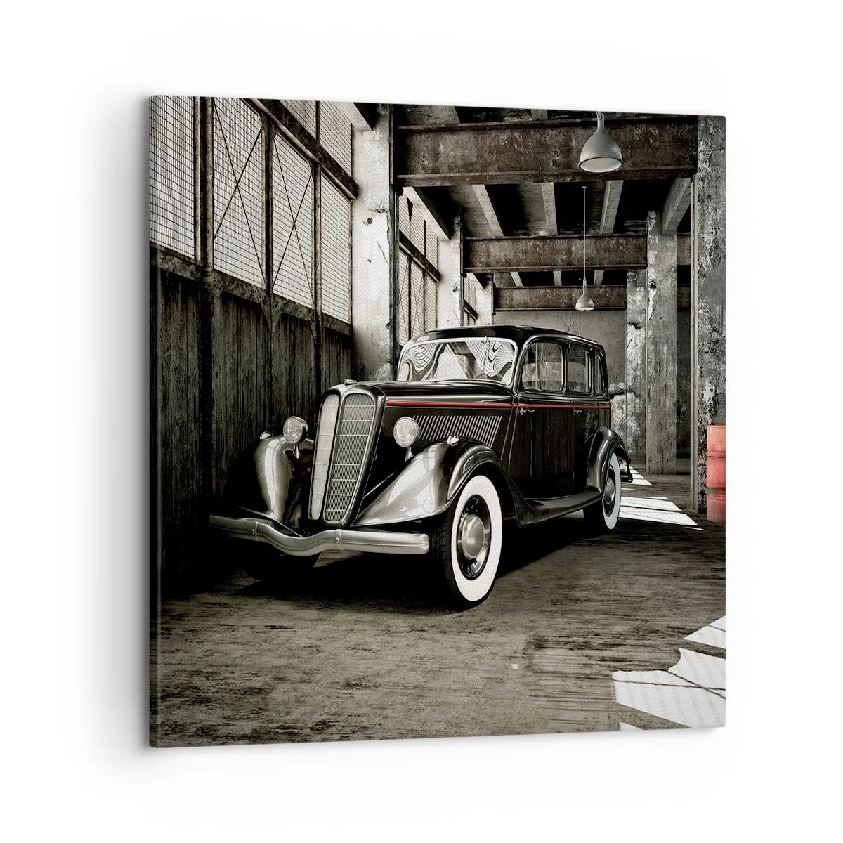 Obraz na płótnie - Nieprzemijająca elegancja lat 30. - 60x60 cm