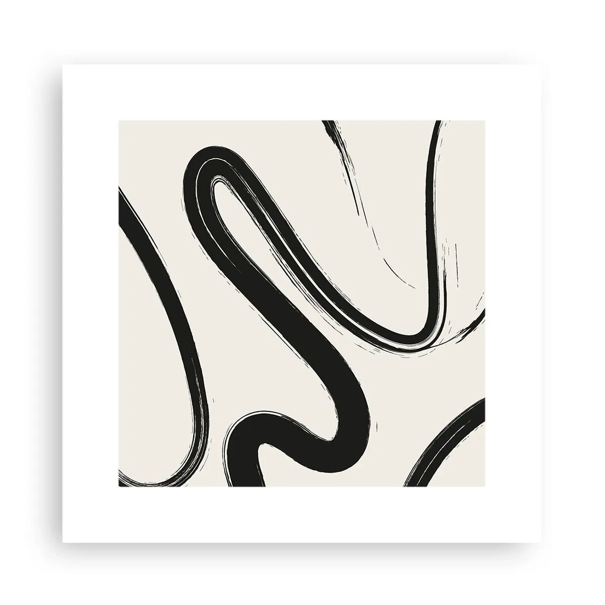 Plakat - Czarno-biała fanaberia - 30x30 cm