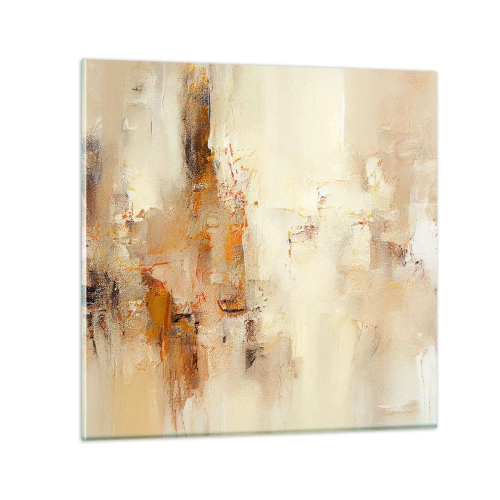 Obraz na szkle - Dusza bursztynu - 60x60 cm