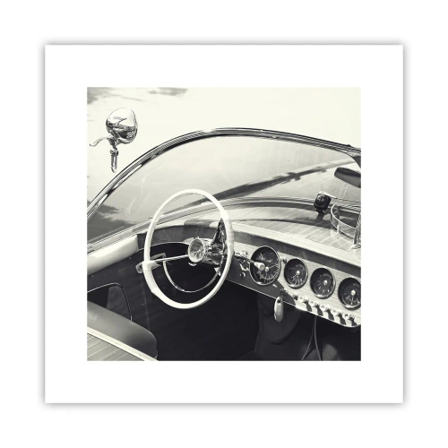 Plakat - Pogoda dla bogaczy - 30x30 cm