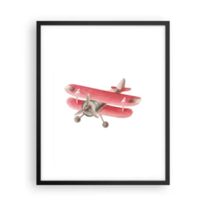 Plakat w czarnej ramie - Gotowy do wysokich lotów - 40x50 cm