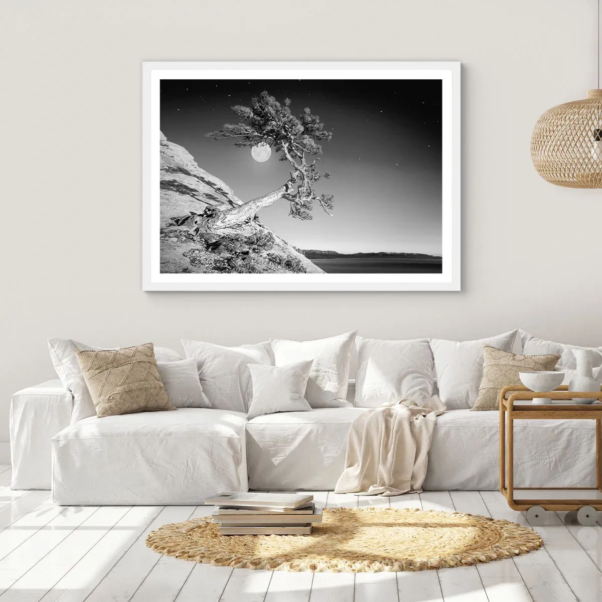 Plakat w białej ramie - Zwycięska wojowniczka - 100x70 cm