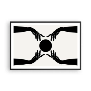 Plakat w czarnej ramie - Tajemny znak - 91x61 cm