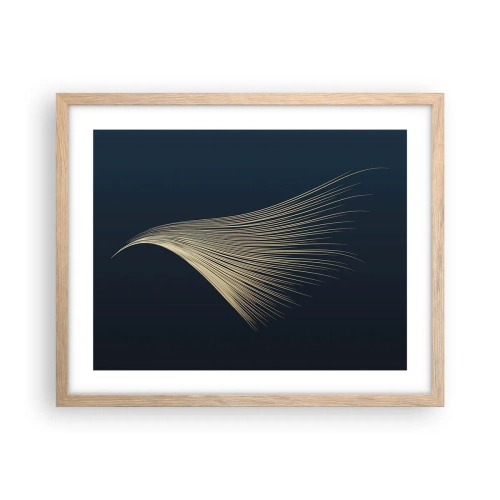 Plakat w ramie jasny dąb - Jak anioła włos - 50x40 cm