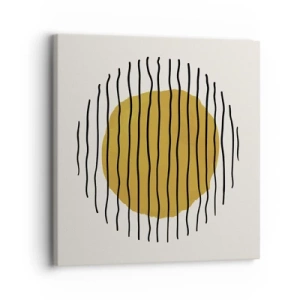 Obraz na płótnie - Abstrakcja drżąca od żaru - 30x30 cm