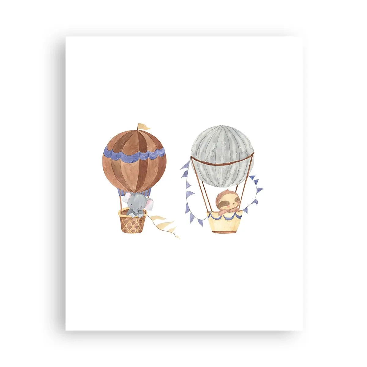 Plakat - Przyjaciele w podróży - 40x50 cm