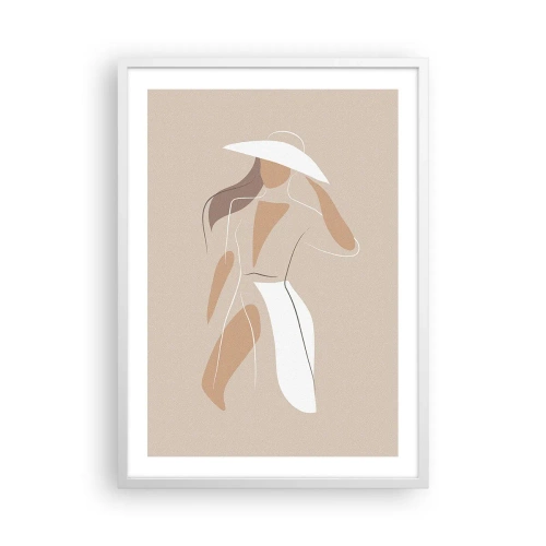 Plakat w białej ramie - Moda to zabawa - 50x70 cm