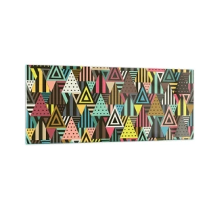 Obraz na szkle - W rytmie na trzy - 100x40 cm