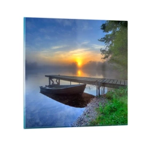 Obraz na szkle - Jak zwyczajne zamienia się w magiczne - 60x60 cm
