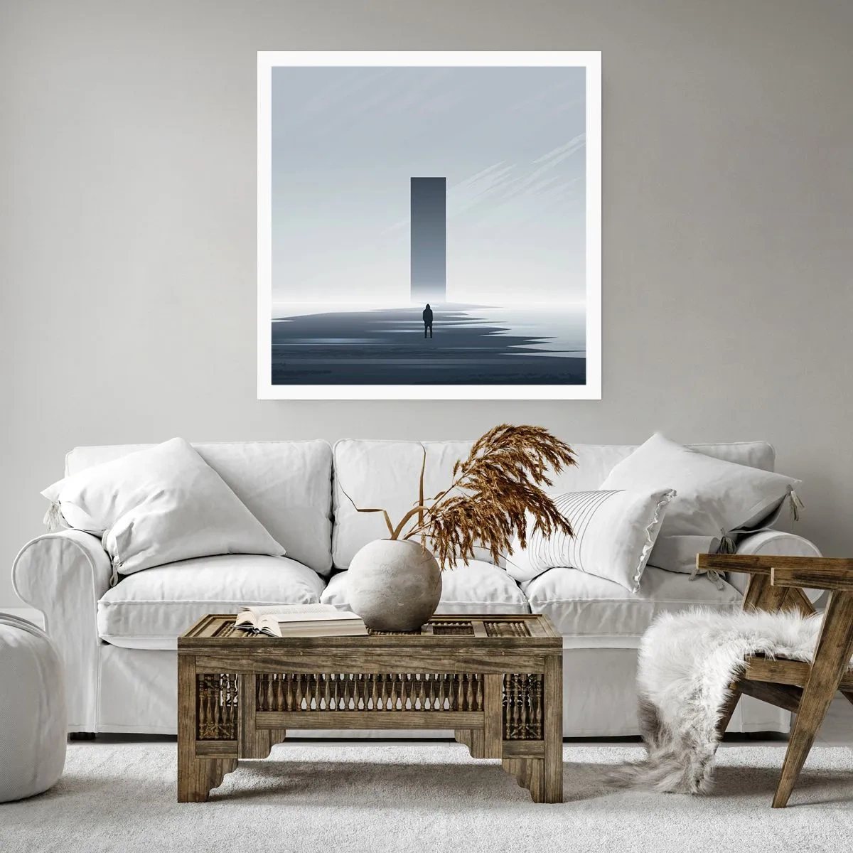 Plakat - Szansa czy zagrożenie? - 50x50 cm