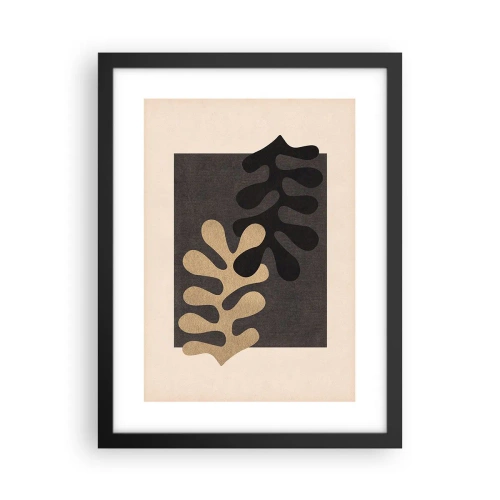 Plakat w czarnej ramie - Brak i dopełnienie - 30x40 cm