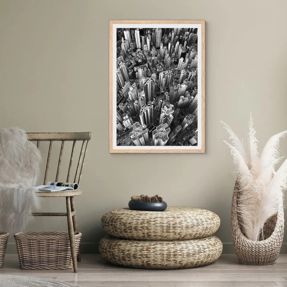 Plakat w ramie jasny dąb - Wciąż wyżej i wyżej - 30x40 cm