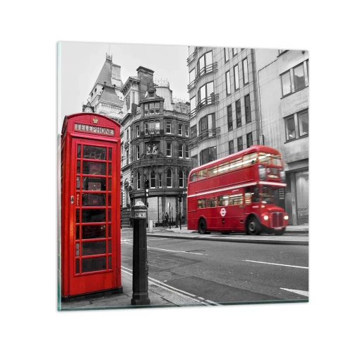 Obraz na szkle - Najczerwieńsze w Europie - 50x50 cm