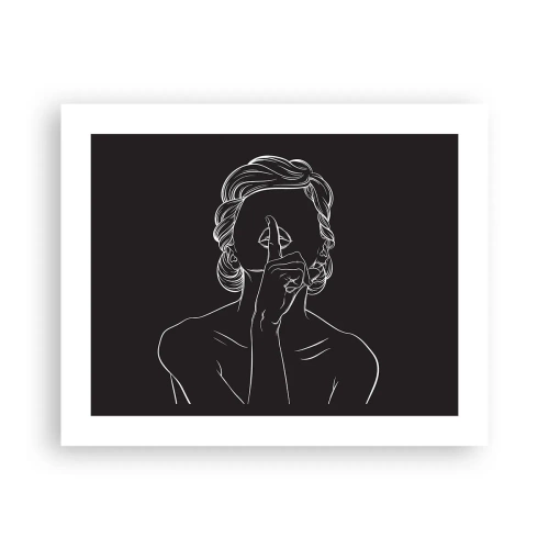 Plakat - Piękno rozkwita w ciszy - 50x40 cm