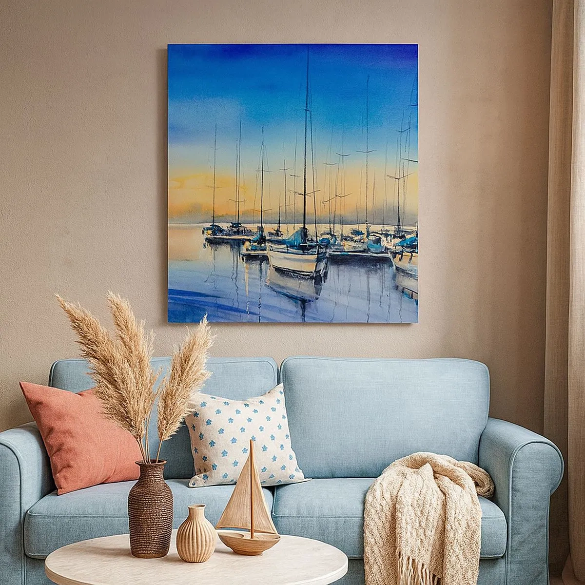 Obraz na płótnie - Koniec dobrego dnia - 30x30 cm