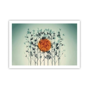 Plakat - Japońskie słońce - 91x61 cm