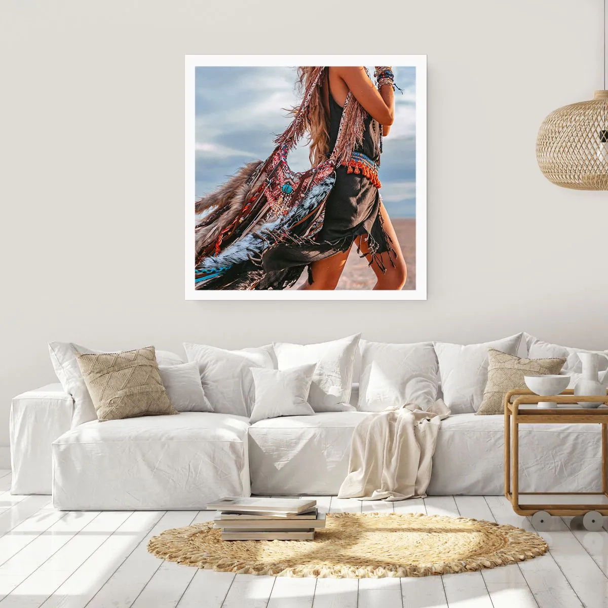 Plakat - Dziewczyna szamana - 60x60 cm