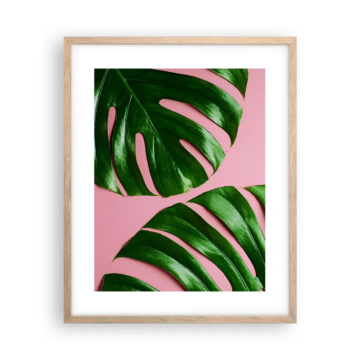 Plakat w ramie jasny dąb - Zielone rendez-vous - 40x50 cm