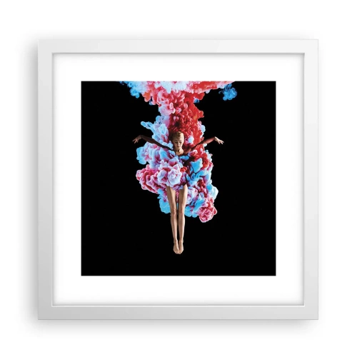 Plakat w białej ramie - W pełnym rozkwicie - 30x30 cm
