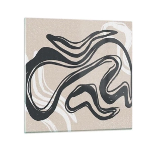 Obraz na szkle - Ekspresja zwielokrotniona - 40x40 cm