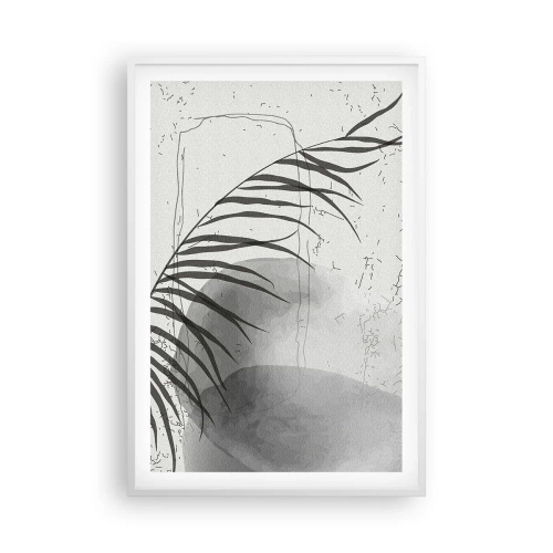 Plakat w białej ramie - Subtelna egzotyka natury - 61x91 cm