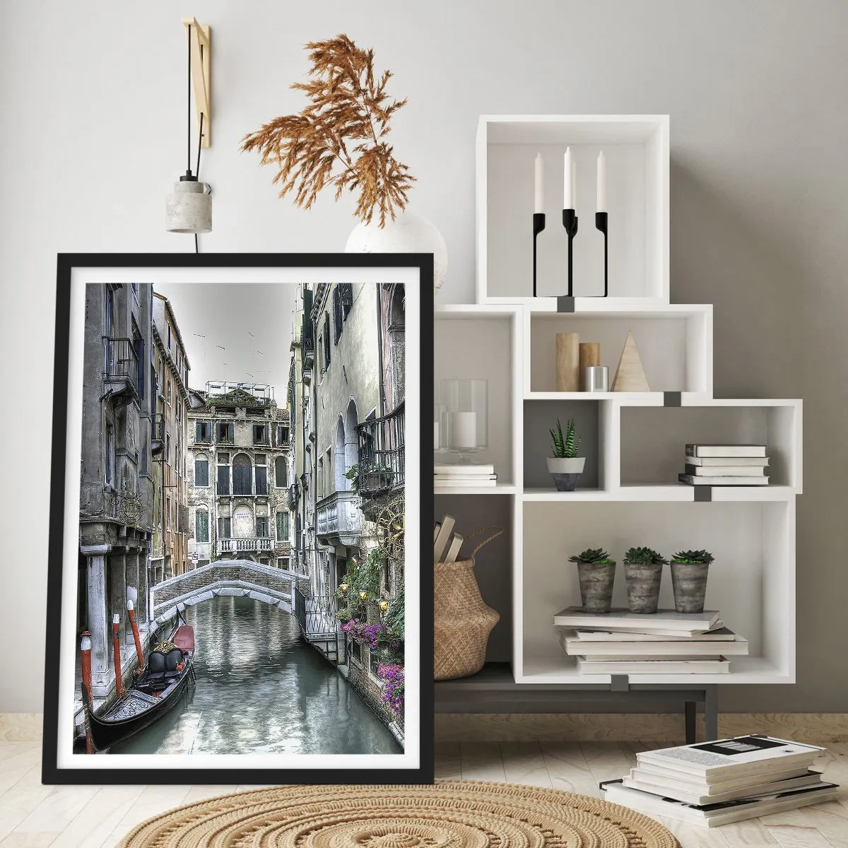 Plakat w czarnej ramie - Od wieków w cichej zadumie - 40x50 cm