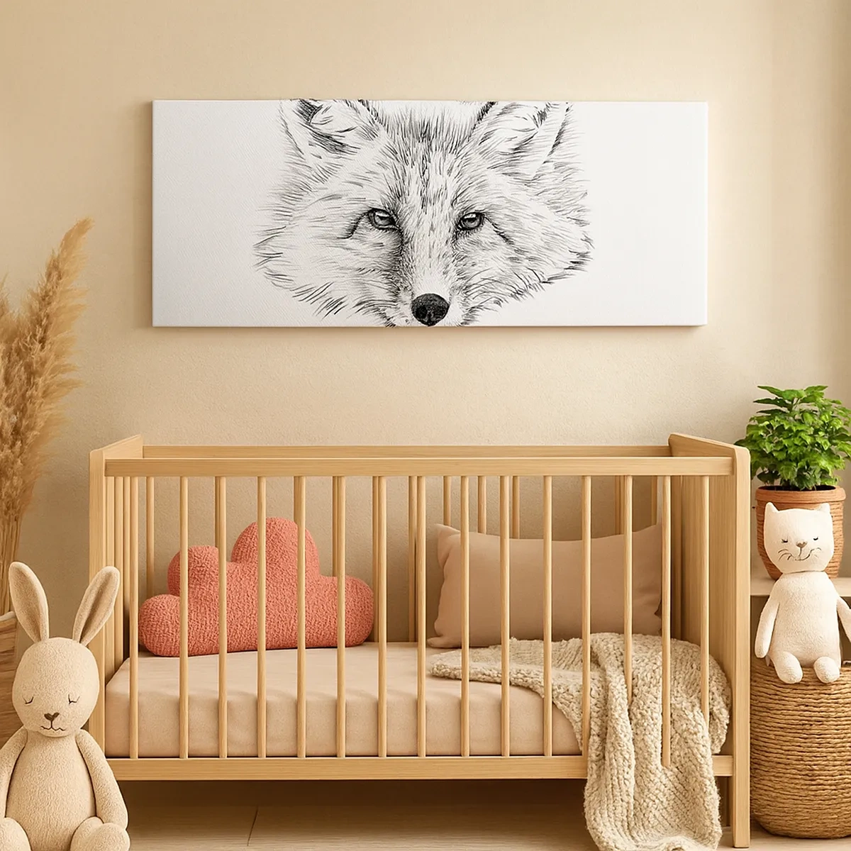 Obraz na płótnie - Czy te oczy mogą kłamać? - 30x30 cm