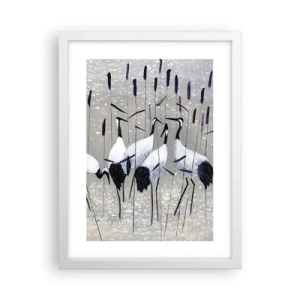 Plakat w białej ramie - Wśród swoich - 30x40 cm