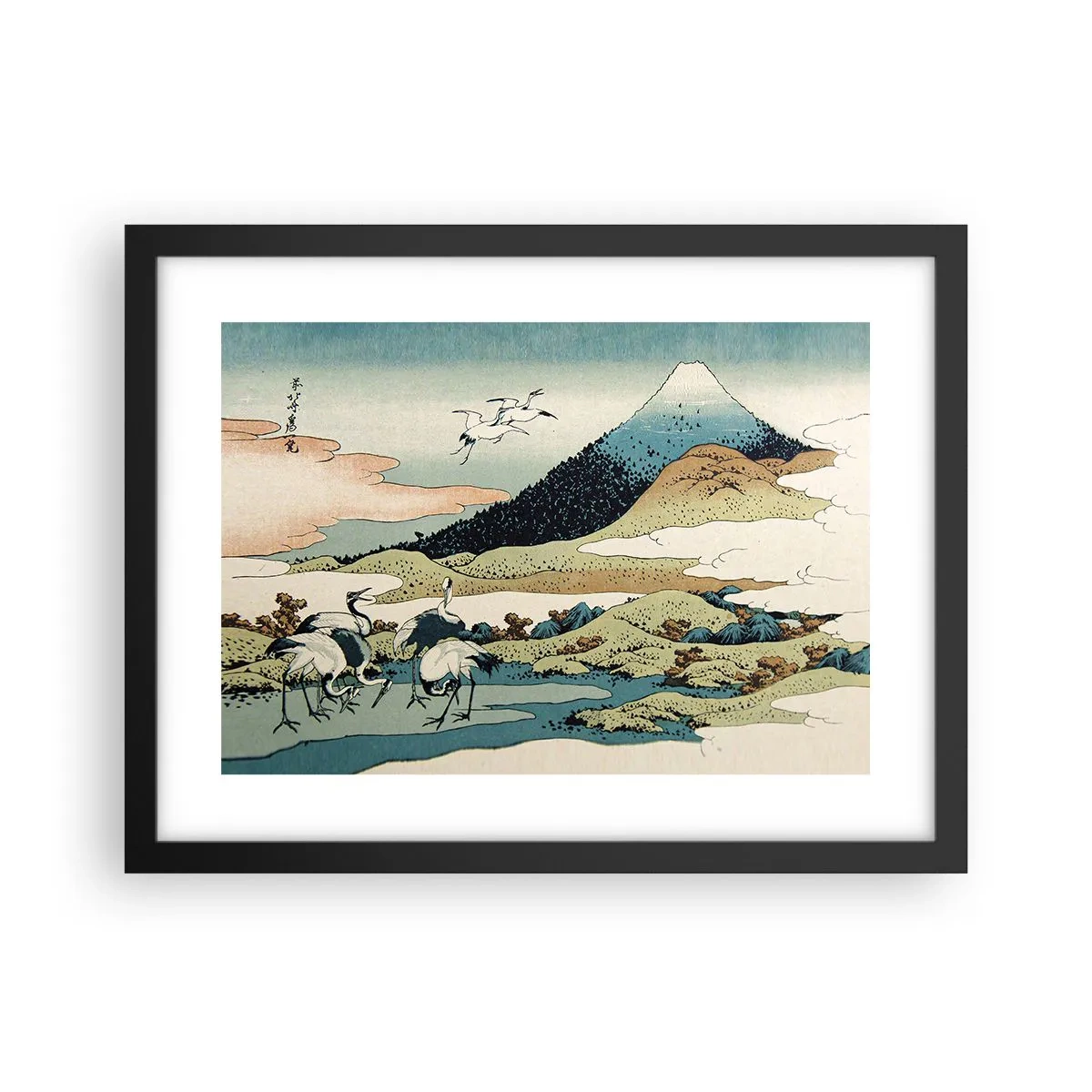Plakat w czarnej ramie - W japońskim duchu - 40x30 cm