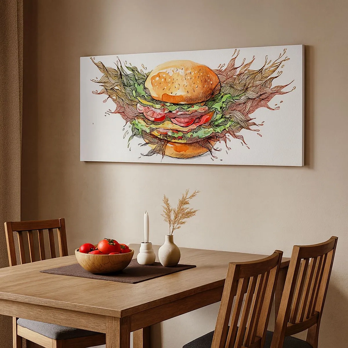 Obraz na płótnie - Gorąca pokusa - 100x40 cm