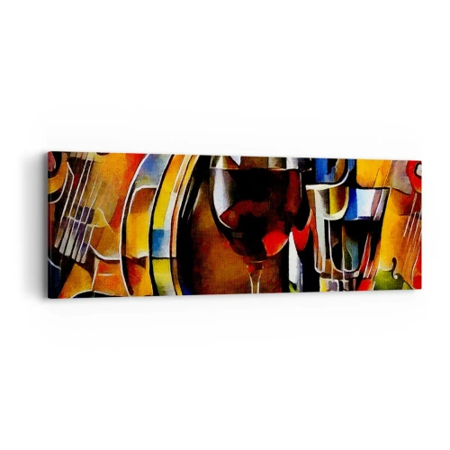 Obraz na płótnie - I świat nabiera barw - 90x30 cm