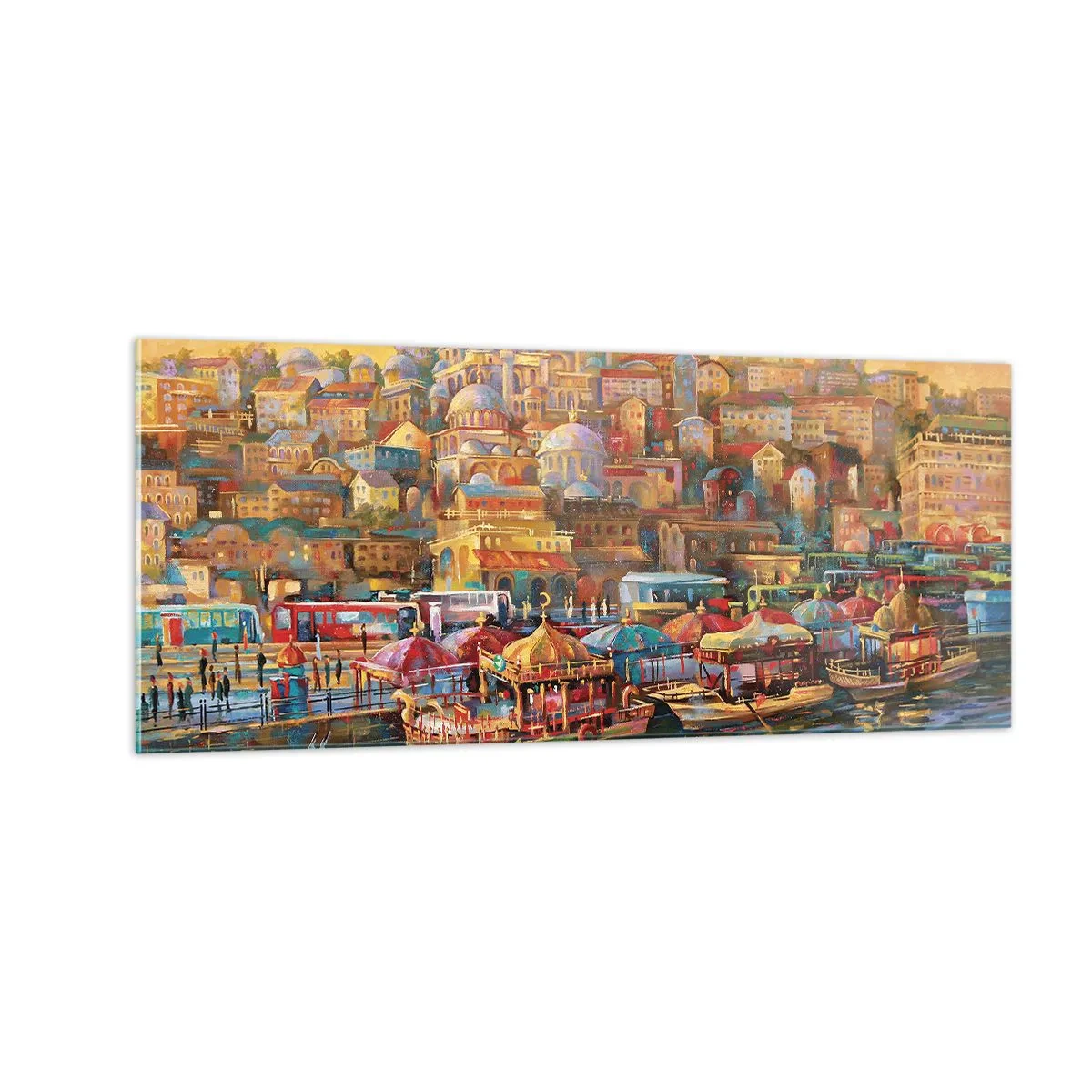 Obraz na szkle - Stambulska opowieść - 100x40 cm