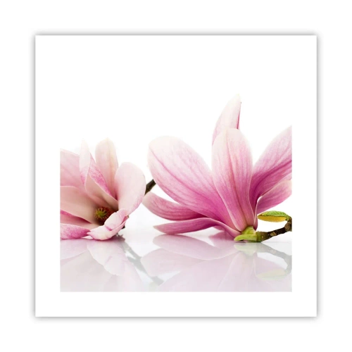 Plakat - Delikatne jak powiew wiosny - 40x40 cm