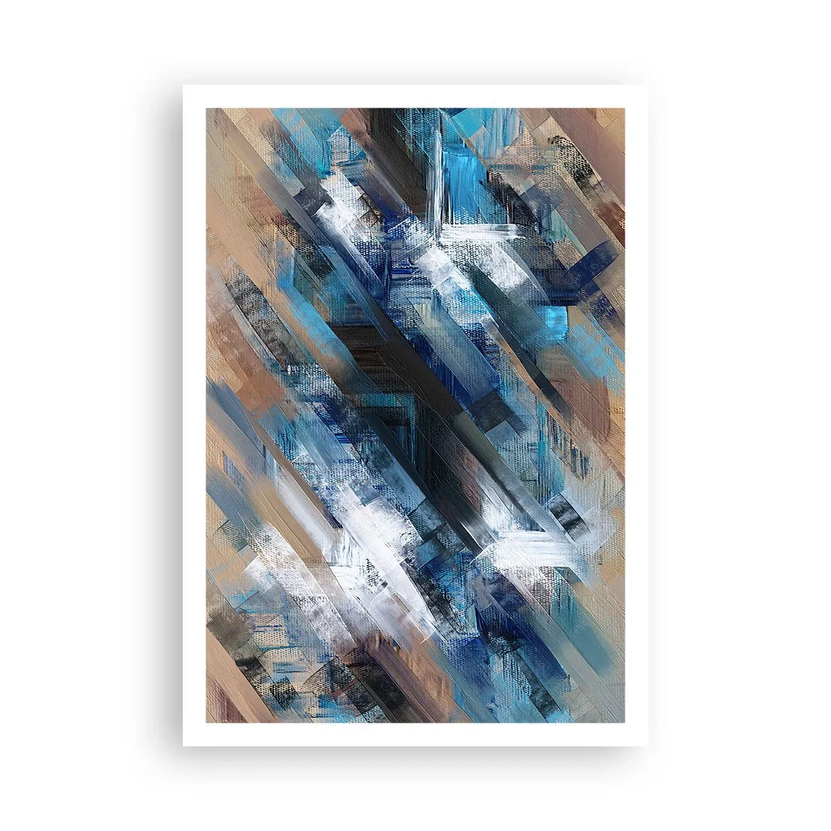 Plakat - Po błękitnym skosie - 70x100 cm