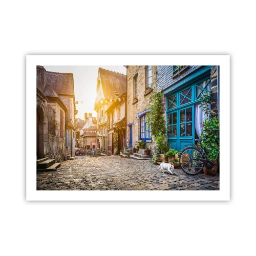 Plakat - Biały duch miasteczka - 70x50 cm