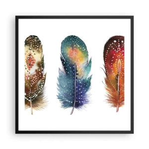 Plakat w czarnej ramie - Rytuały, obrzędy, tajemnice - 60x60 cm