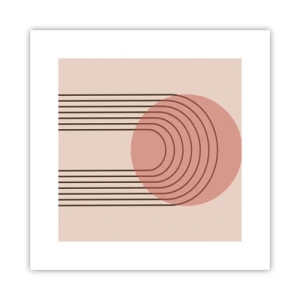 Plakat - Nieodparte przyciąganie - 30x30 cm