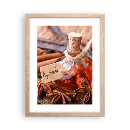 Plakat w ramie jasny dąb - Ku jedności ciała i ducha - 30x40 cm