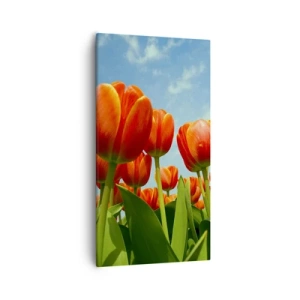 Obraz na płótnie - Oprócz błękitnego nieba nic im w życiu nie potrzeba - 55x100 cm